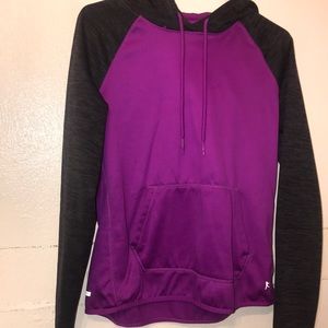 purple hoodie